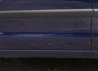 VW Polo 9N 9N3 Tür vorne links Fahrertür 4/5-Türer blau LB5N ohneAnbauteile - Bild 2