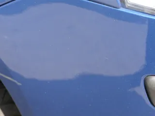 VW Polo 9N3 Stoßstange vorne Frontstoßstange Stoßfänger blau LA5K SWR - Bild 5