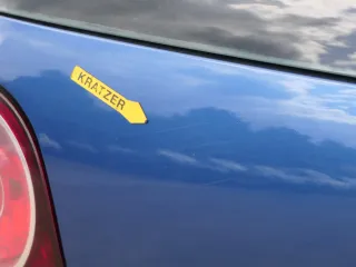 VW Polo 9N3 9N Heckklappe Kofferraumklappe Klappe blau LA5K ohne Anbauteile - Bild 7