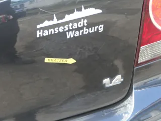 VW Polo 9N3 9N Heckklappe Kofferraumklappe Klappe schwarz LC9Z ohne Anbauteile - Bild 4