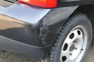 VW Lupo Stoßstange hinten Heckstoßstange Stoßfänger schwarz L041 - Bild 10