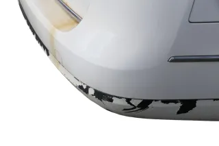 VW Passat 3C Kombi Stoßstange hinten Heckstoßstange Stoßfänger weiß LB9A - Bild 8