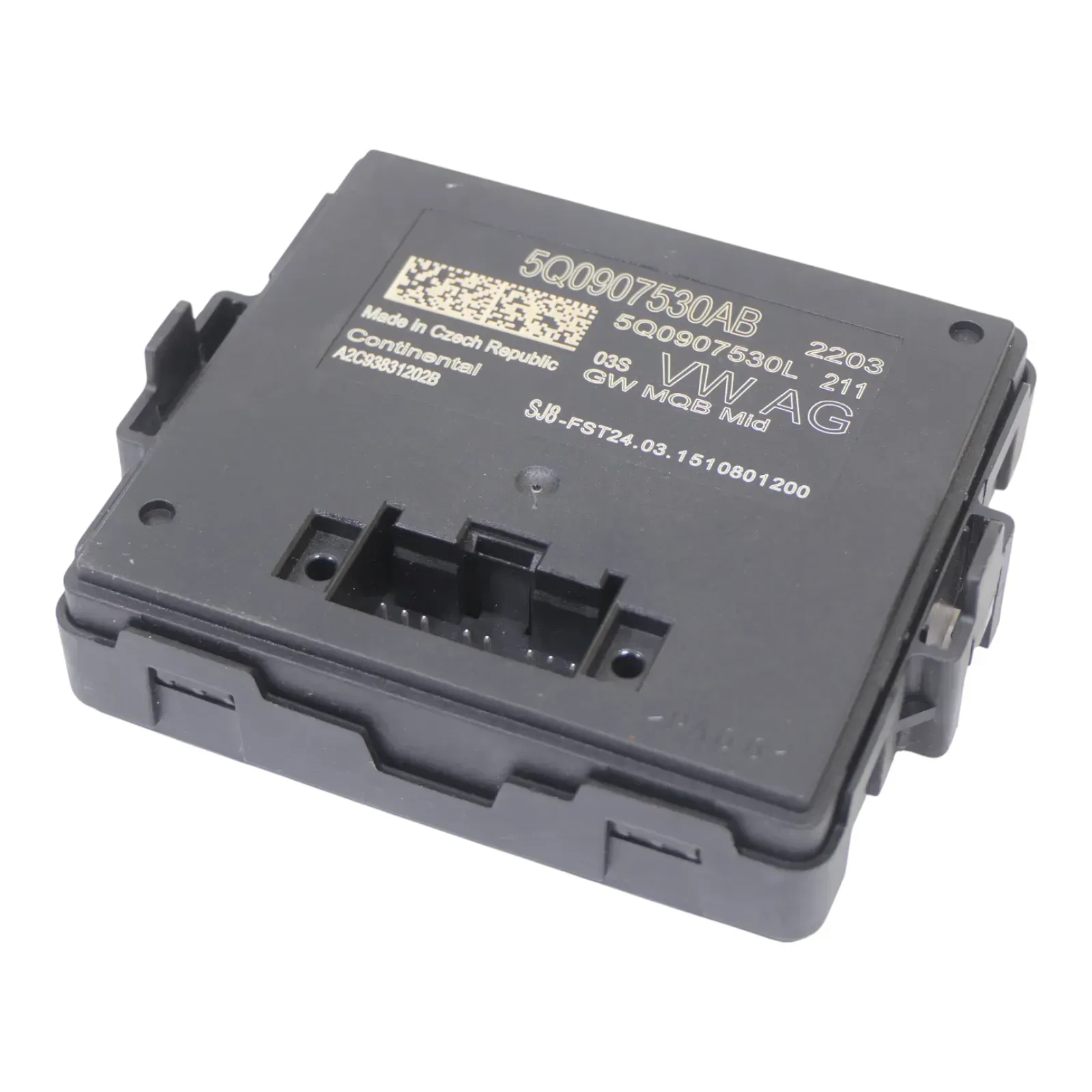 VW Golf 7 A3 Steuergerät Diagnose Interface 5Q0907530AC Z03 5Q0907530AB Z00 - Bild 1