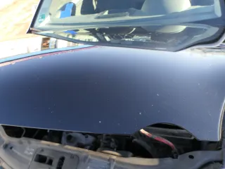 VW Polo 9N Motorhaube Klappe vorne schwarz L041 reflexsilber bisca.Bj.2004 - Bild 2