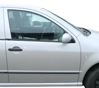 Skoda Fabia 6Y Kombi Limousine Tür vorne rechts Beifahrertür silber grau LF7T - Bild 1
