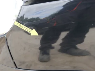 VW Lupo 6X Kotflügel vorne links schwarz L041 - Bild 3