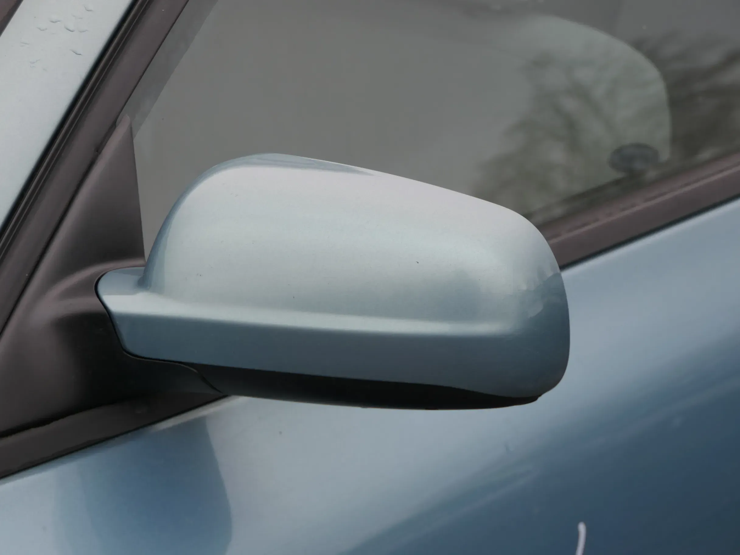 Passat 3B 3BG elektrischer Spiegel Außenspiegel links + Glas blau türkis gr LB6N - Bild 1