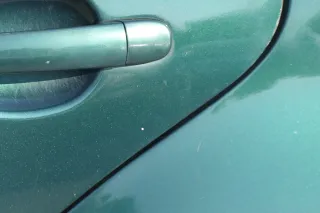 VW Golf 4 Bora Tür hinten links nur Kombi / Variant grün LC6M - ohne Anbauteile - Bild 4