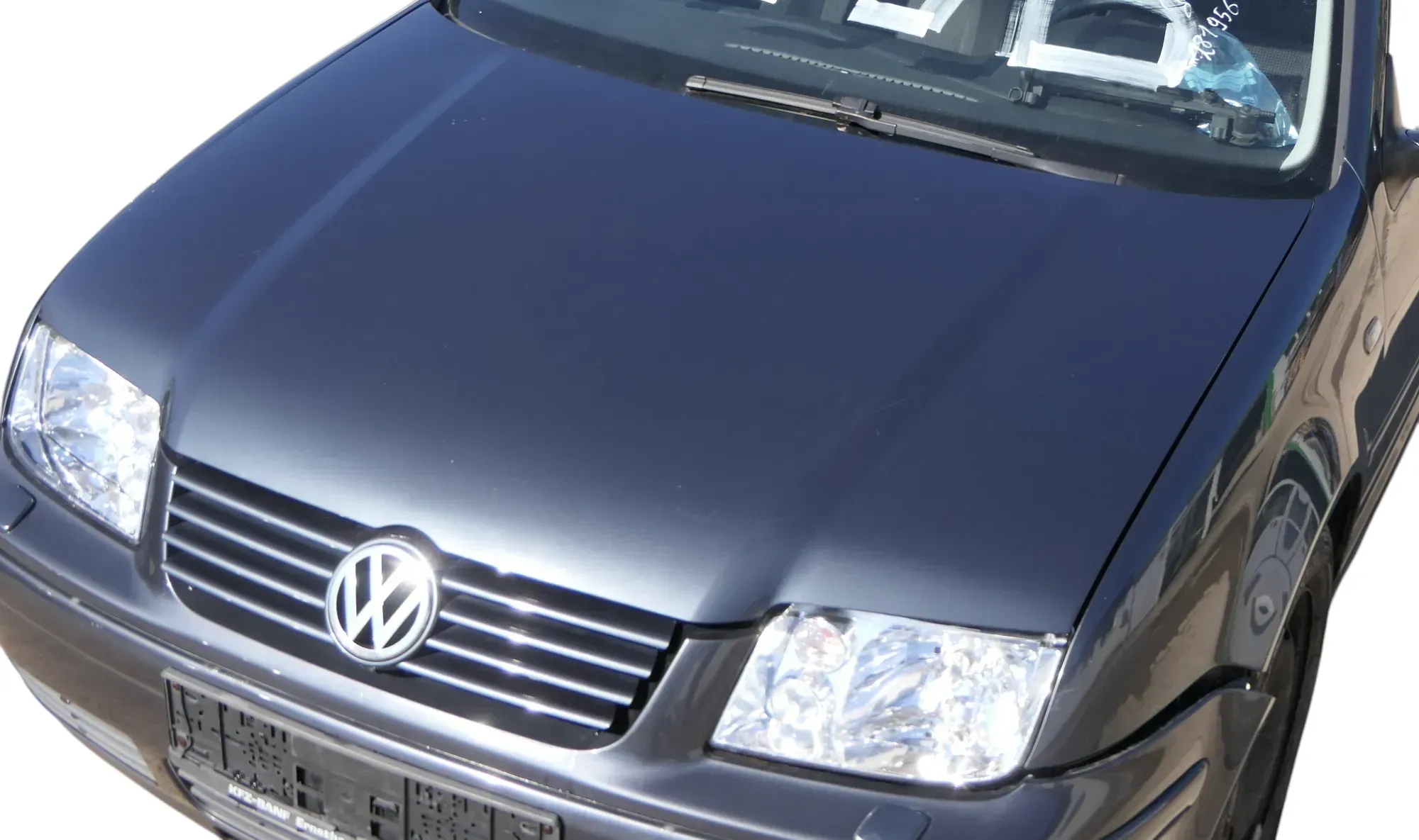 VW Bora Motorhaube Haube Klappe vorne grau LV7V - Bild 1