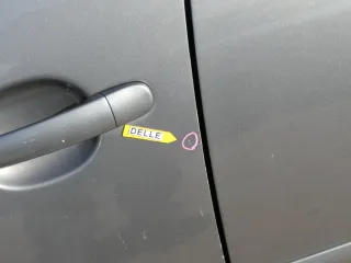 Golf 5 V 1K Tür Türblatt vorne links Fahrertür 4/5-Türer grau LA7T + Rahmen - Bild 3