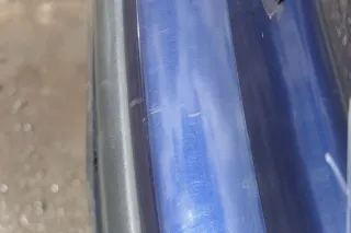 VW Polo 9N 9N3 Stoßstange Heckstoßstange hinten blau LB5N - Bild 8