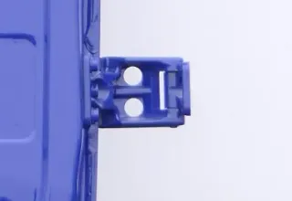 1x VW Crafter 7C MAN TGE Scharniere für Tür Flügeltür links hinten unten blau - Bild 2