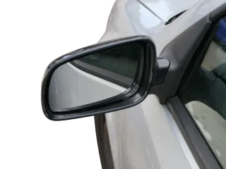 VW Golf 4 Bora manueller Spiegel vorne links Außenspiegel schwarz - Bild 1