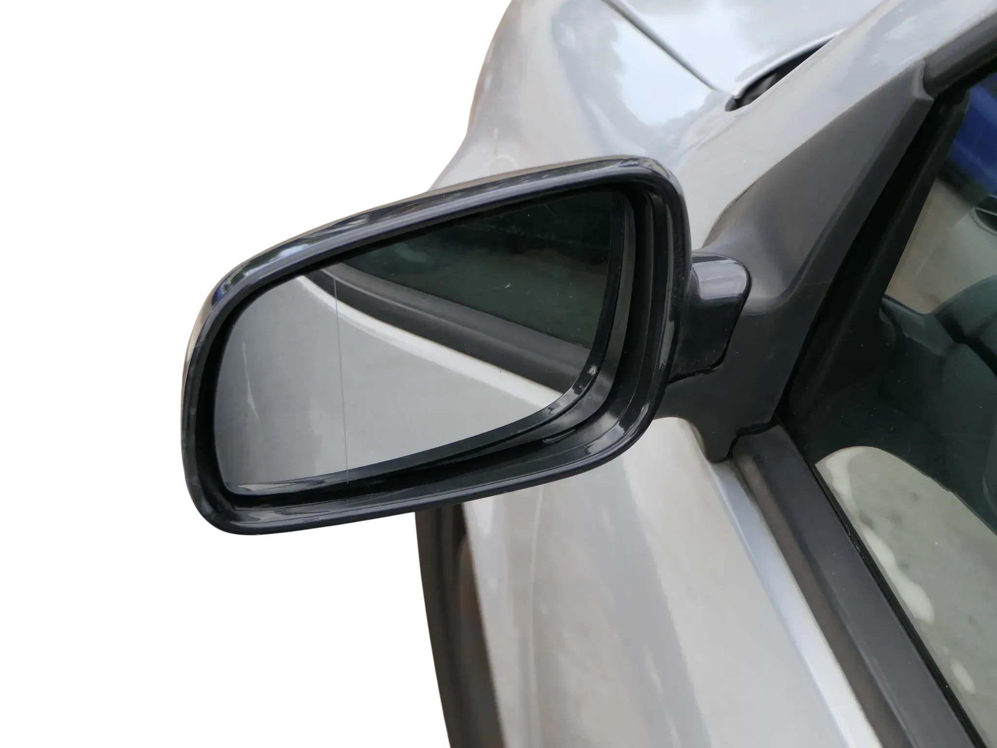 VW Golf 4 Bora manueller Spiegel vorne links Außenspiegel schwarz - Bild 1