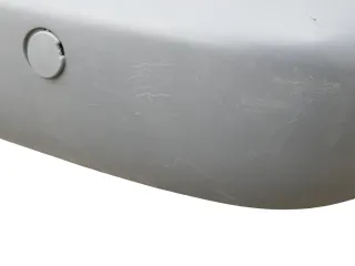 VW Caddy 2K Stoßstange hinten Heckstoßstange Stoßfänger grau graphit nicht lack - Bild 3