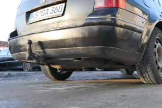 VW Golf 4 Bora Kombi Stoßstange hinten Heckstoßstange Stoßfänger schwarz LC9Z me - Bild 1