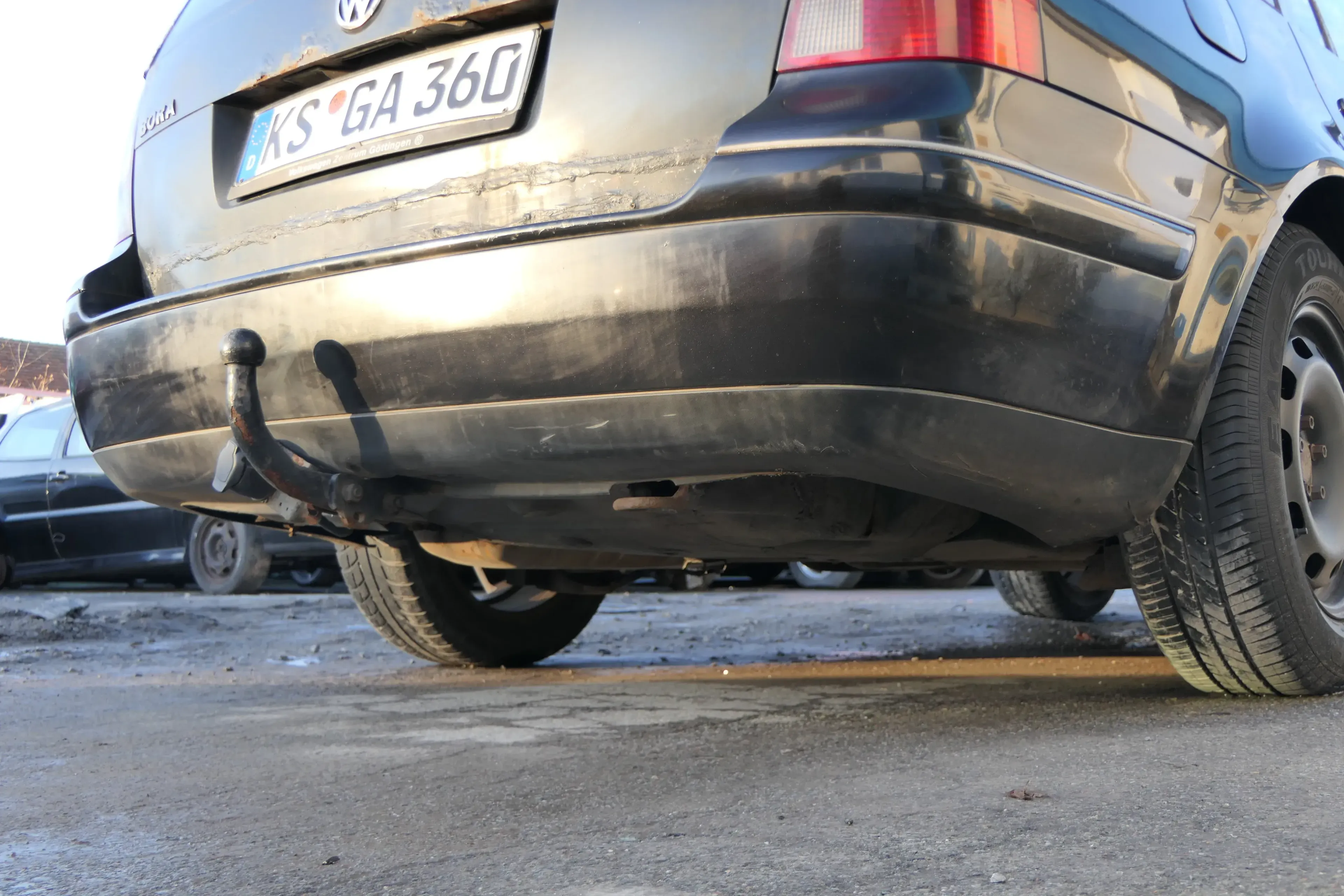 VW Golf 4 Bora Kombi Stoßstange hinten Heckstoßstange Stoßfänger schwarz LC9Z me - Bild 1