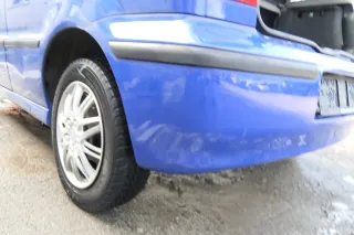 VW Polo 6N2 Stoßstange hinten Heckstoßstange Stoßfänger blau LA5C surf - Bild 6