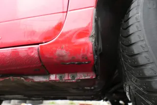 VW Lupo Kotflügel vorne rechts rot LP3G - Bild 7