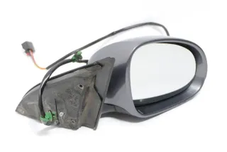 VW Passat 3C elektrischer Spiegel Außenspiegel rechts mit Glas Blinke grau LA7T - Bild 4