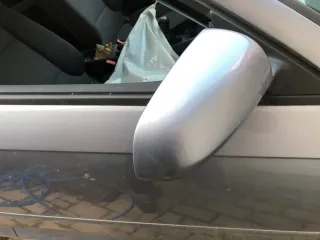 Audi A3 8P elektrischer Spiegel Außenspiegel vorne rechts grau blau silber LY7H - Bild 1
