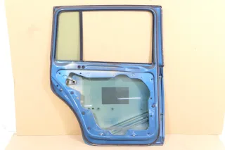 VW Touran 1T 1T3 Tür hinten links blau grün LC5Q mit Scheibe - Bild 3