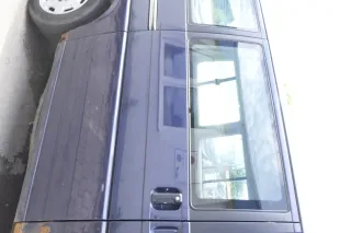 VW T4 Transporter Tür rechts Schiebetür mit Scheibe blau LN5Y Multivan Caravelle - Bild 1