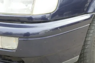VW Passat 3A 35i Stoßstange vorne Frontstoßstange mit Pralldämpfe vorn blau LN5Y - Bild 5