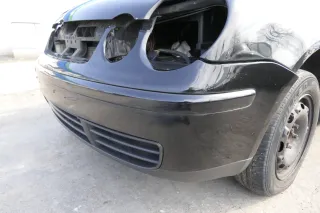 VW Polo 9N Stoßstange Frontstoßstange vorne schwarz L041 - Bild 4