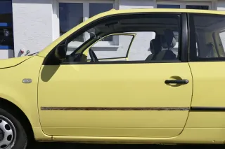 VW Lupo Seat Arosa Tür vorne links Fahrertür gelb LD1B (mechanischer Fensterhebe - Bild 1