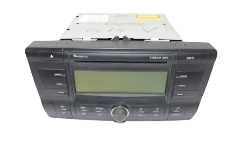Skoda Octavia Radio CD Player Original 1Z0035161C Stream mit Code MP3