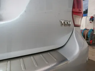 Golf 5 6 Kombi Variant AJ5 hinten Heckklappe mit Scheibe Deckel silvber LA7W - Bild 14