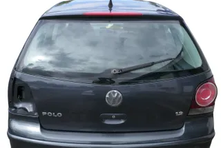 VW Polo 9N Fun Heckklappe Kofferraumklappe Klappe hinten Scheibe grau LC7V - Bild 1