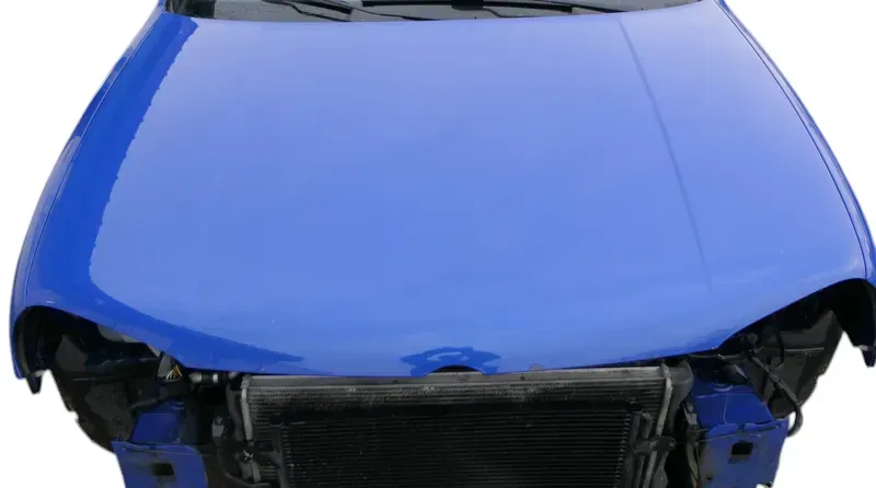 VW Golf 4 Motorhaube Haube Klappe vorne blau LW5Z - Bild 1
