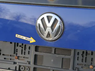 Golf 4 Bora Kombi Variant Heckklappe Klappe Scheibe hinten blau LA5C ohne Anbaut - Bild 14
