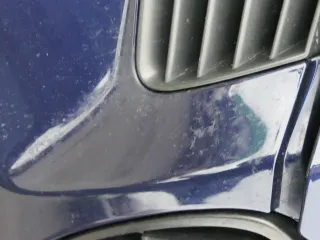 Seat Ibiza 6L Stoßstange Frontstoßstange vorne blau LW5U ab Ende 2006 Facelift - Bild 9
