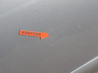 Golf 5 V 1K Tür Türrahmen hinten links 4/5-Türer grau LA7T -ohneAnbautei - Bild 5