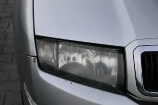 Fabia 6Y Stoßstange Stoßfänger vorne grau silber LF7T Facelift-Gitter NSW-MÄNGEL - Bild 9
