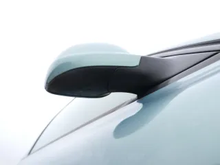 VW Passat 3B 3BG elektrischer Spiegel Außenspiegel rechts Glas blau türkis LB6N - Bild 4