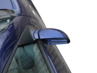 VW Golf 4 Bora elektrischer Spiegel vorne rechts Außenspiegel blau LB5N + Glas - Bild 3