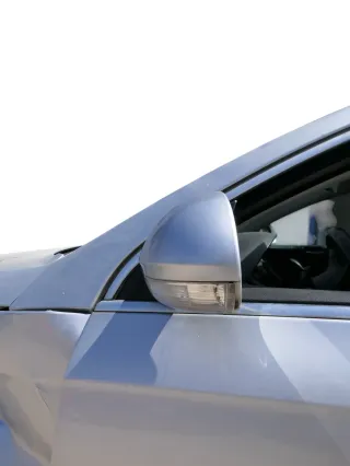 VW Passat 3C elektrischer Spiegel Außenspiegel links mit Glas Blinke silber LA7W - Bild 3