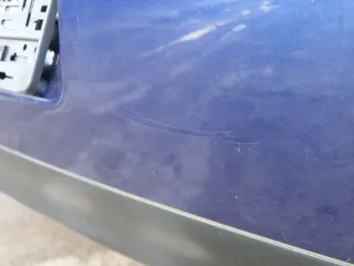 VW Golf 4 Limousine Stoßstange hinten Heckstoßstange Stoßfänger blau LB5N - Bild 8