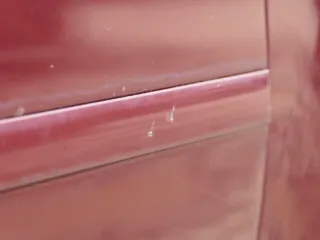 Audi A6 4B C5 Tür nur Türblatt vorne rechts Beifahrertür rot LZ3L - Dellen! - Bild 7
