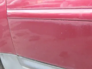 Audi A6 4B C5 Tür nur Türblatt vorne links Fahrertür rot LZ3L - ohne Anbauteile - Bild 5