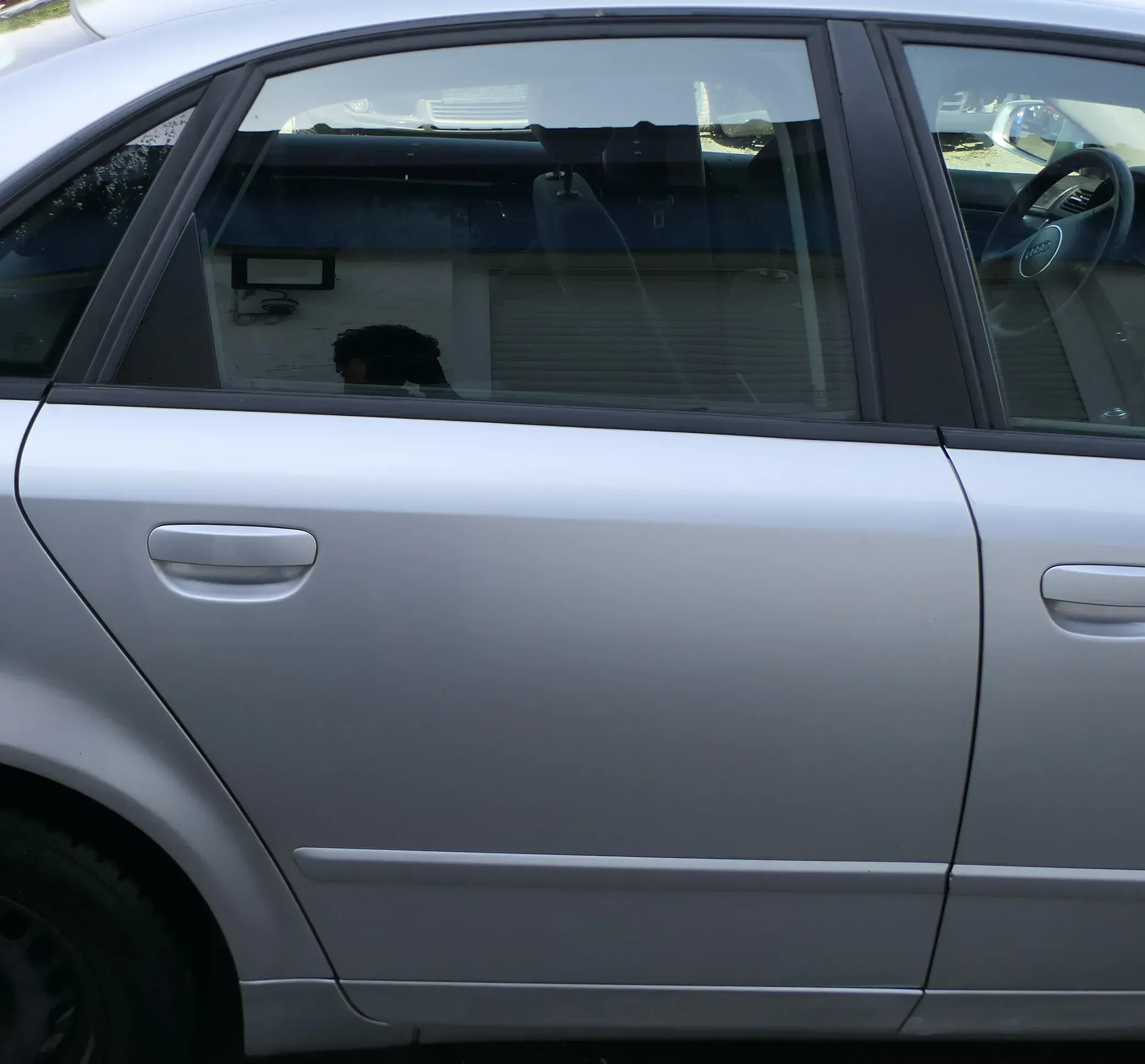Audi A4 B6 8E nur Türblatt Tür hinten rechts silber LY7W Kombi+Limo - Bild 1