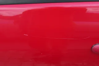 VW Polo 6N 6N2 Tür vorne links Fahrertür 4/5-Türer rot LP3G - ohneAnbauteile - Bild 4