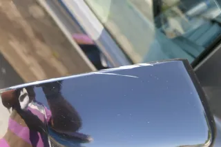 Polo 9N 9N3 mechanischer Spiegel Außenspiegel rechts vorne schwarz L041 Blinker - Bild 2