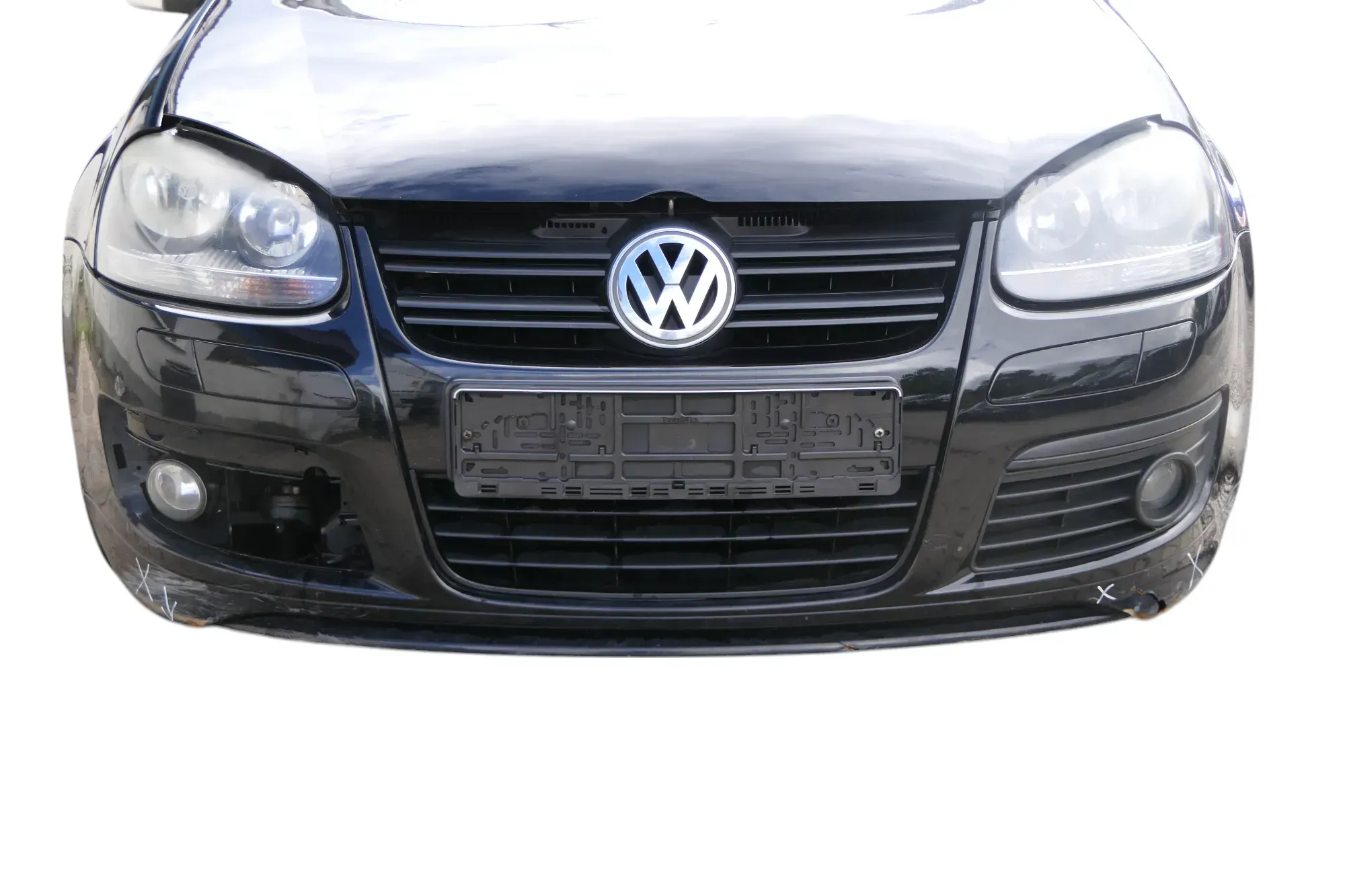VW Golf 5 1K V Stoßstange vorne Frontoßstange Stoßfänger GTI GT schwarz L041 TD - Bild 1