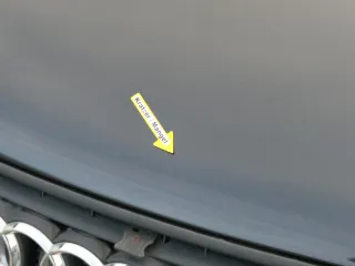 A6 4B Motorhaube Klappe vorn Facelift (ab. Mitte 2002) schwarz LZ9W  OHNE Grill - Bild 8