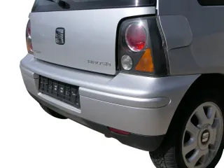 Seat Arosa 6H Stoßstange hinten grau silber LS7N Faceliftmodell Heckstoßstange - Bild 16